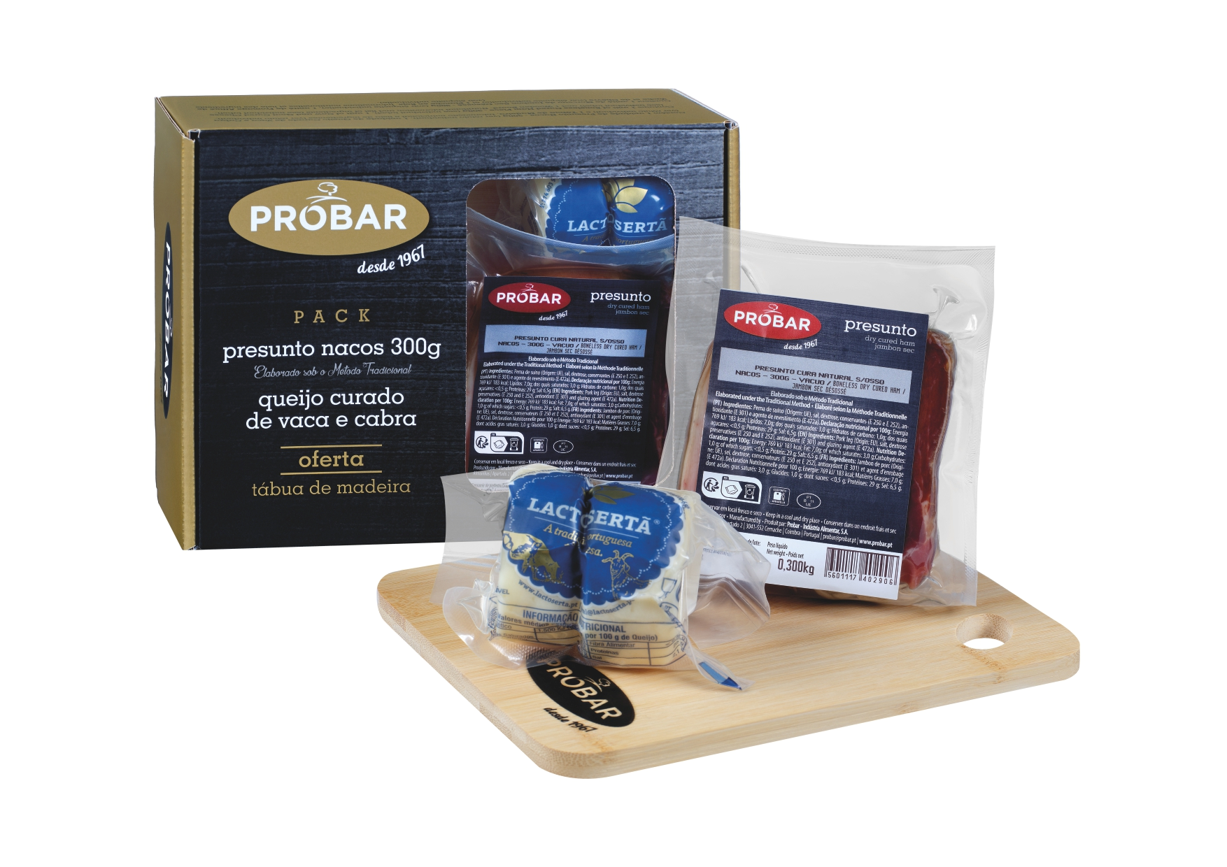 pack dourado produtos